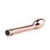 Vibratore Punto G Rosy Gold ricaricabile (colore oro rosa) 