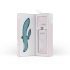 Vibratore Punto-G Turquoise Bloom con Stimolatore Clitorideo e Batteria Ricaricabile 