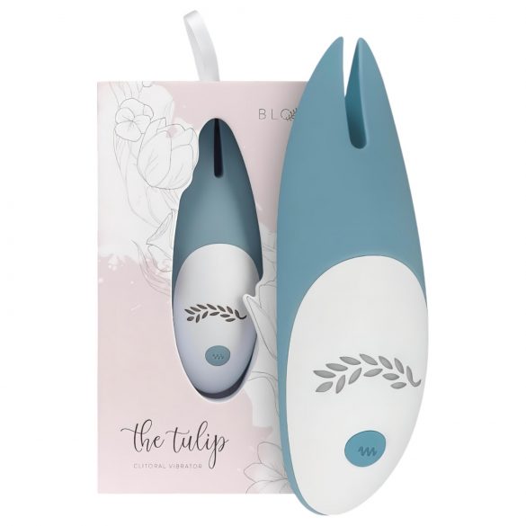 Bloom Tulip - vibratore clitorideo in silicone ricaricabile (turchese)