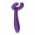 Vibratore di Coppia Ricaricabile e Impermeabile Easytoys (viola) 