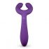 Vibratore di Coppia Ricaricabile e Impermeabile Easytoys (viola) 