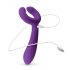 Vibratore di Coppia Ricaricabile e Impermeabile Easytoys (viola) 