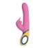 PMV20 Copy Dolphin - Vibratore rosa con testa rotante e stimolatore clitorideo