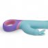 Vibratore Rabbit Meta PMV20 con Testa Rotante e Stimolatore Clitorideo (Menta) 