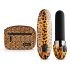 Panthra Asha - vibratore a rossetto ricaricabile (leopardo-nero)