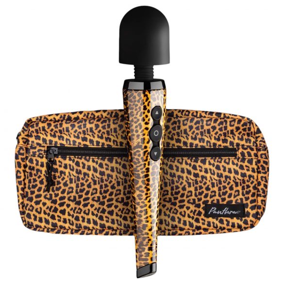 Panthra Shaka Wand - vibratore massaggiante ricaricabile (leopardo-nero)