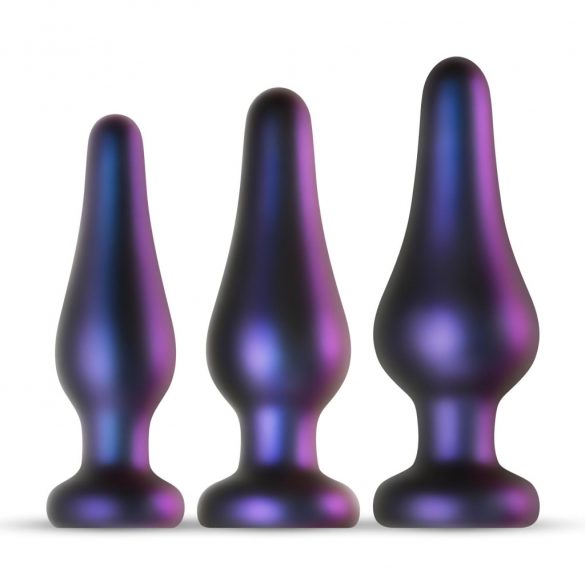 Set di Dildo Anali in Silicone Hueman Comets (3 pezzi) - Viola 