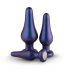 Set di Dildo Anali in Silicone Hueman Comets (3 pezzi) - Viola 