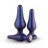 Hueman Comets - set di plug anali in silicone (3 pezzi) - viola