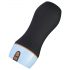 CRUIZR CM06 - Masturbatore vibrante ricaricabile con suoni (nero-blu)