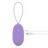 LUV EGG XL - Uovo vibrante viola ricaricabile con telecomando