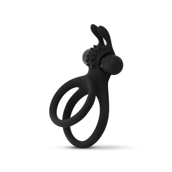 Easytoys Share Ring - Anello vibrante per pene e testicoli (nero)