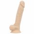 Ashton Real Fantasy - Dildo realistico con testicoli e base a ventosa - 20,5 cm (color carne) 