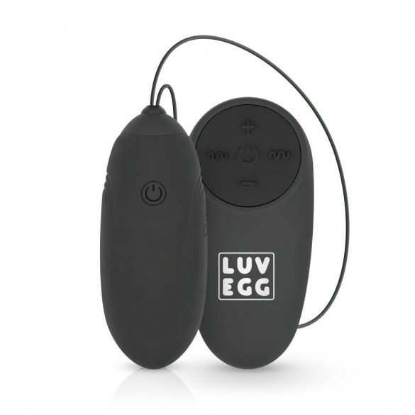 LUV EGG - uovo vibrante ricaricabile con telecomando (nero)