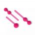 Kit di Sfere del Piacere Easytoys - Set per esercizi del pavimento pelvico - 3 pezzi (rosa) 