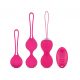 Set Sfere del Piacere Vibranti di Easytoys - Kit di 3 Pezzi (Rosa) 