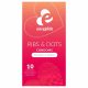 EasyGlide Ribs & Dots - preservativi puntinati (10 pezzi)