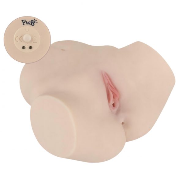 FWB - Evelyn Harris realistico torso vibrante masturbatore (naturale)