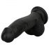 Easytoys - Dildo realistico con testicoli - 12 cm (nero)