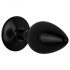 Easytoys Anal Collection - plug anale con pietra - S (nero)