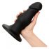 BUTTR FIM-92 - dildo anale con base a ventosa (nero)