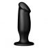 BUTTR AH-1 - dildo anale con base a ventosa (nero)