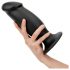 BUTTR AH-1 - dildo anale con base a ventosa (nero)