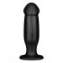 BUTTR AH-1 - dildo anale con base a ventosa (nero)