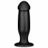 BUTTR AH-1 - dildo anale con base a ventosa (nero)