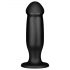 BUTTR AH-1 - dildo anale con base a ventosa (nero)