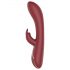 Romance Emily - Vibratore rosso con stimolatore G-spot e clitorideo