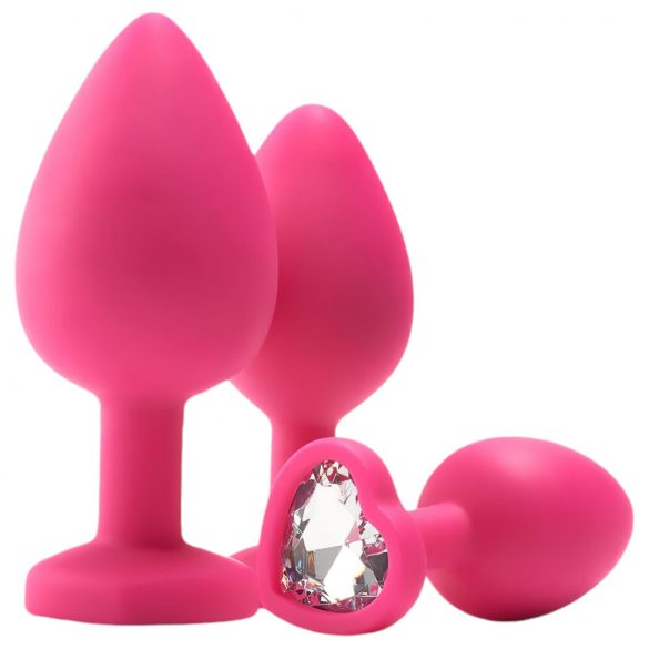 Kit di allenamento anale Flirts - Set di plug anali (3 pezzi) - Rosa