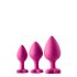 Kit per l'allenamento anale Flirts - Set di dildo anali (3 pezzi) - rosa 