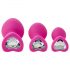 Kit di allenamento anale Flirts - set di plug anali (3 pezzi) - rosa