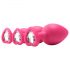 Kit di allenamento anale Flirts - set di plug anali (3 pezzi) - rosa