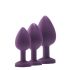 Kit di Allenamento Anale Flirts - Set di Dildo Anali (3 pezzi) - Viola 