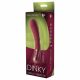 Vibratore ricaricabile con costolature per il punto G "Dinky Jaimy D. Single" (color borgogna) 