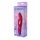 Vibratore Duo Julia Scintillante con Stimolatore Clitorideo e Funzione Annuiante Ricaricabile (Rosso) 