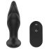 Vibratore anale "Dark Desires Angelina" ricaricabile con telecomando (nero) 