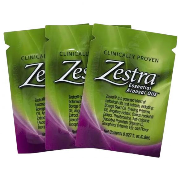 Zestra - Gel Stimolante Intimo per Donne (3 x 0,8ml) 