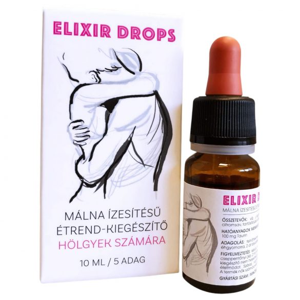 ELISIR - gocce afrodisiache per donne al gusto di lampone (10ml) 