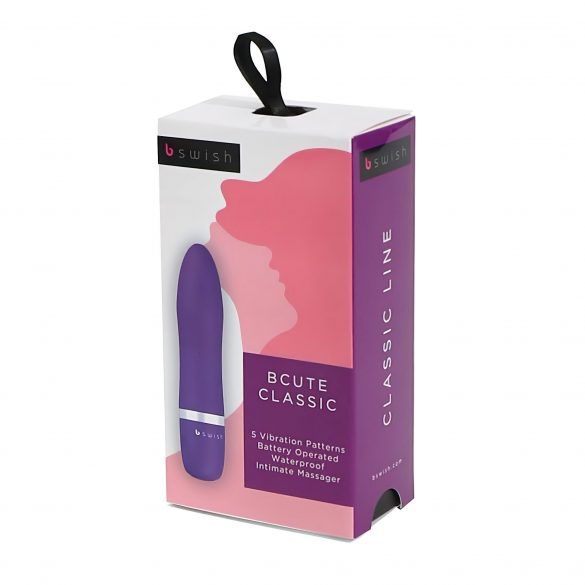 Vibratore Impermeabile in Forma di Rossetto "B SWISH Bcute Classic" (Viola) 