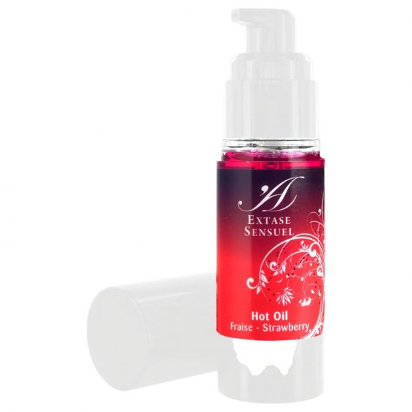 Extase Sensuel - Olio da massaggio riscaldante alla fragola (30ml)