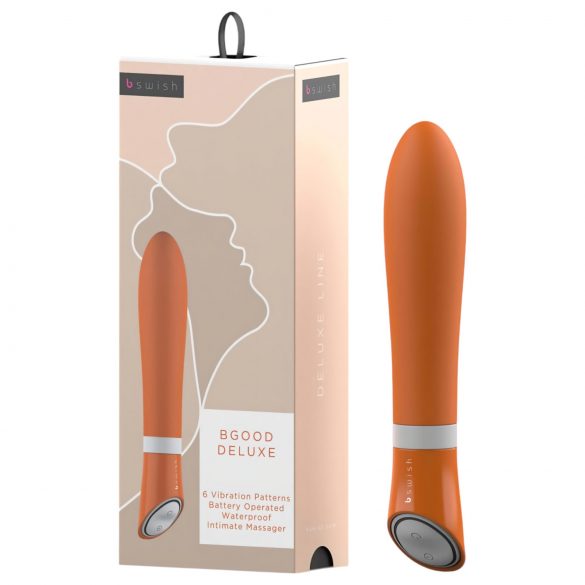 Vibratore in Silicone Classico B SWISH Bgood Deluxe (arancione) 