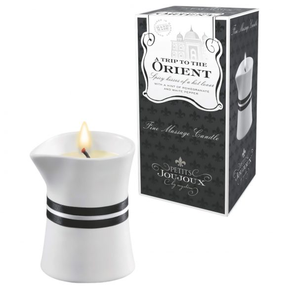 Candela per Massaggio Sensuale Orientale con Melograno e Pepe Bianco 120ml 