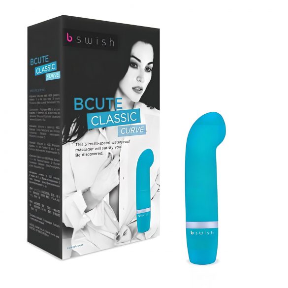 B SWISH Curve - Mini vibratore G-spot impermeabile (turchese)