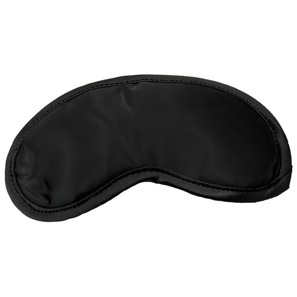 S&M - Maschera satinata per occhi (nera)