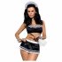 Cameriera Seducente - Set Costume Completo da Soubrette (6 pezzi) 