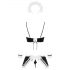 Cameriera Seducente - Set Costume Completo da Soubrette (6 pezzi) 