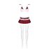 Costume da Studentessa Piccante - Set Travestimento Scuola (6 pezzi) 